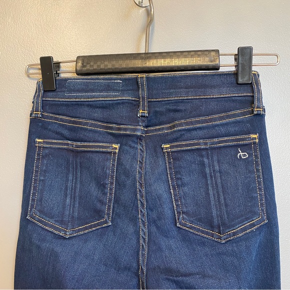 Rag & Bone High-rise Skinny Jeans. Bedford Wash. 24X30 - Picture 4 of 8